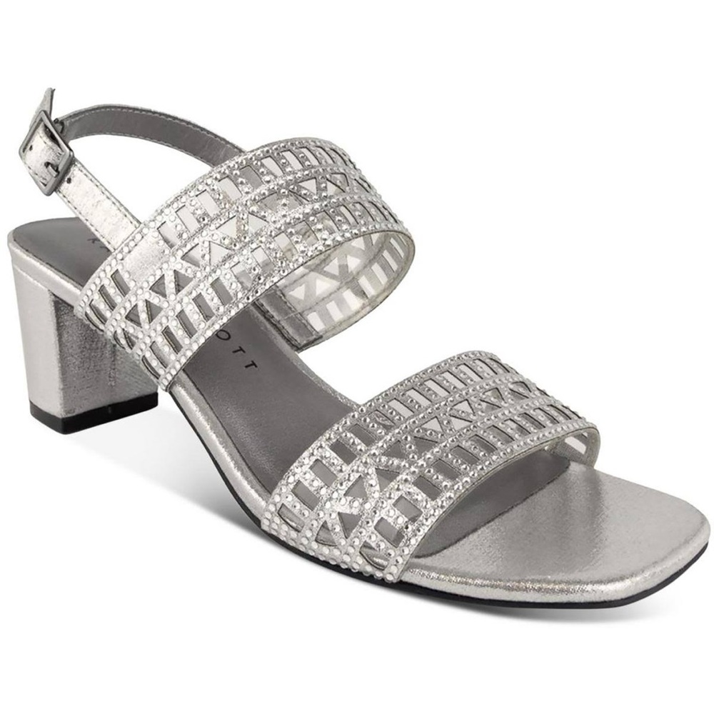 NIB Karen Scott Desiah Pewter Slingback - Picture 2 of 8